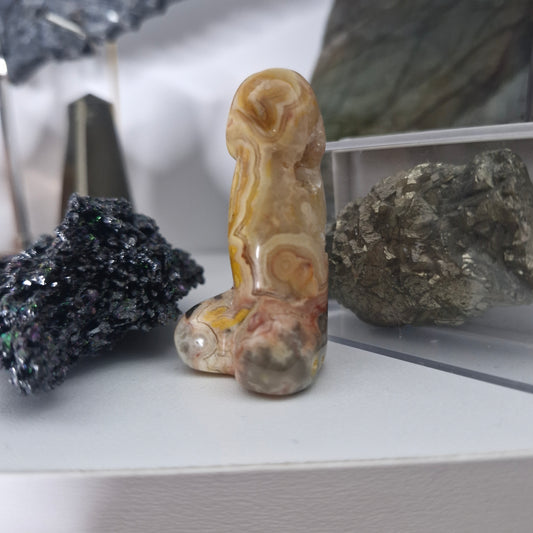 Crazy Lace Agate Penis
