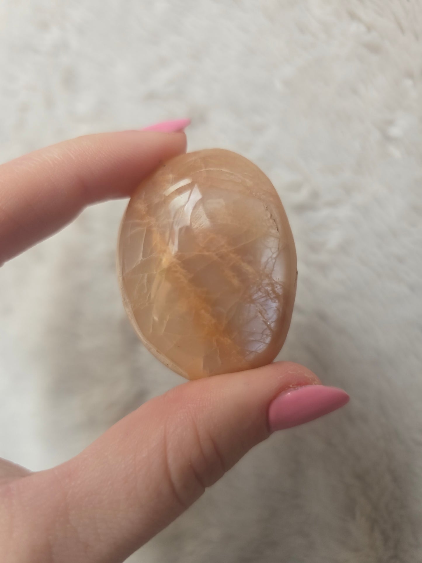 Peach moonstone mini palms