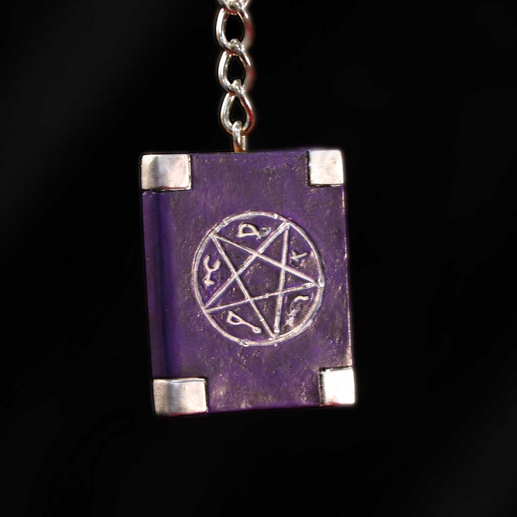 Book of Spells Keyring 4.5cm
