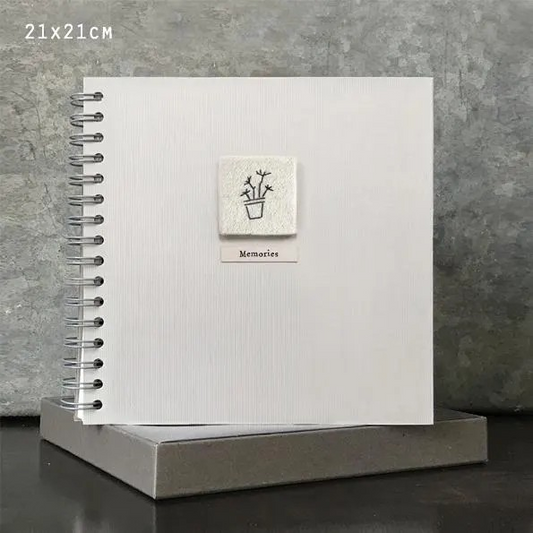 Boxed Memories Book, memory journal, thread pattern, scrapbook, photo journal, keepsakes, milestones, forever memories